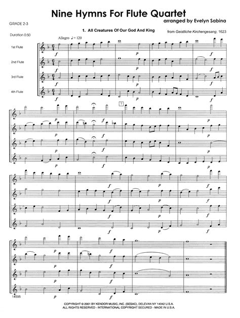 Creative Hymns For Flute